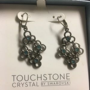 Blue crystal Earrings